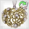 Золотой кулон с бриллиантами «Беатриче»