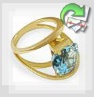 Золотое кольцо "Оксана"