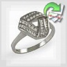 Золотое кольцо с бриллиантами "Valeriana "