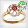 Золотое кольцо с турмалином "Моя звезда"