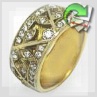 Золотое кольцо "Лучезарная любовь"