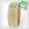 Золотое обручальное кольцо "Небо в алмазах-II"