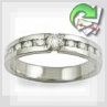 Обручальное кольцо "Бриллиантовая любовь"