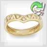 Обручальное кольцо "Символы любви"