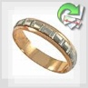 Обручальное кольцо "Стильная свадьба"